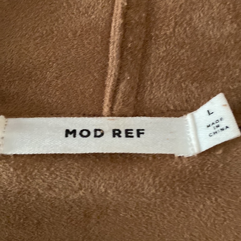Faux suede zip up top - Picture 2 of 4